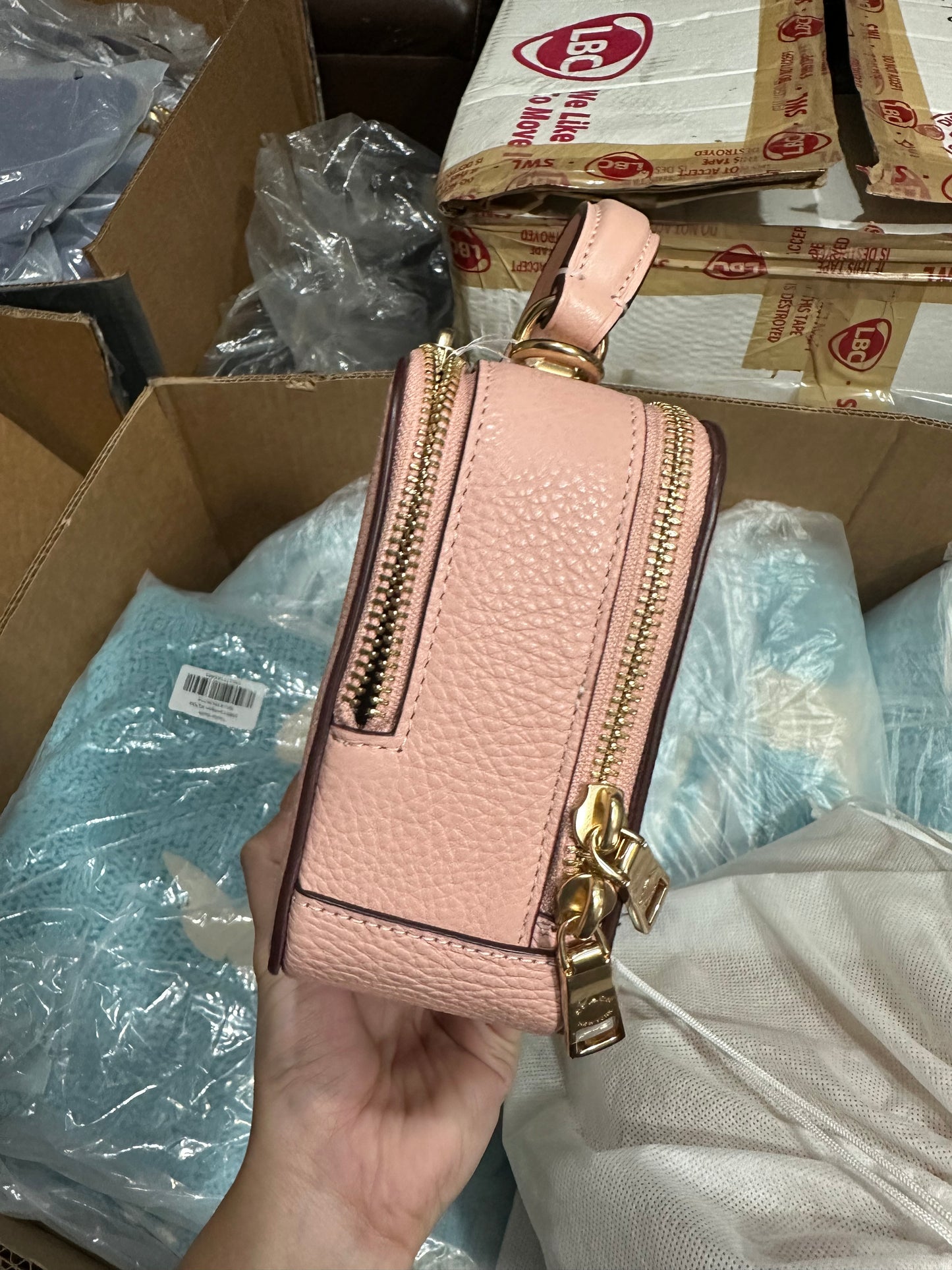 AUTHENTIC/ORIGINAL COACH X Tom Wesselmann Box Crossbody Small Bag Pink