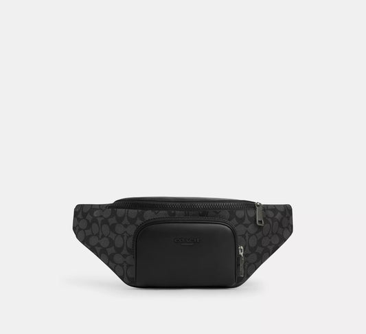 AUTHENTIC/ORIGINAL COACH Racer Belt Bag In Signature