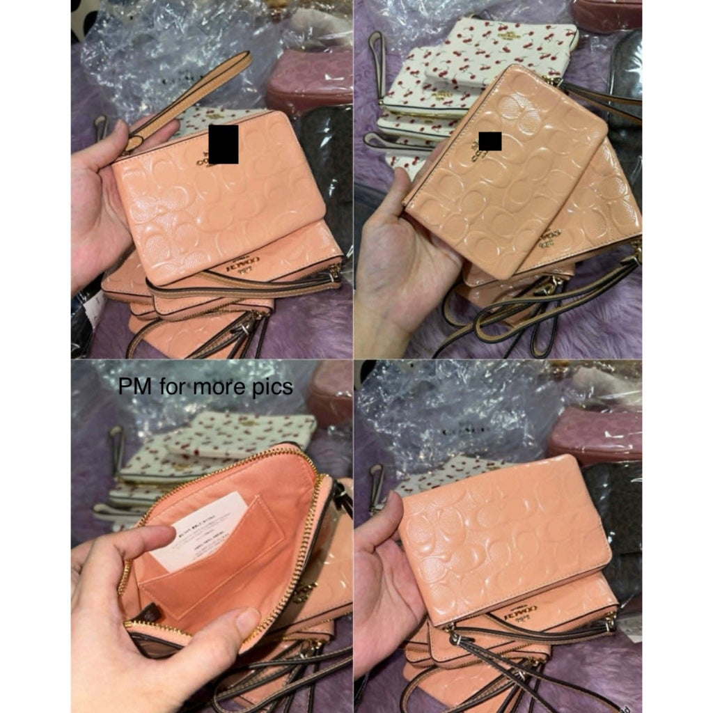 ORIG & IMPORTED CCH Corner Zip Small Wristlet Card Wallet