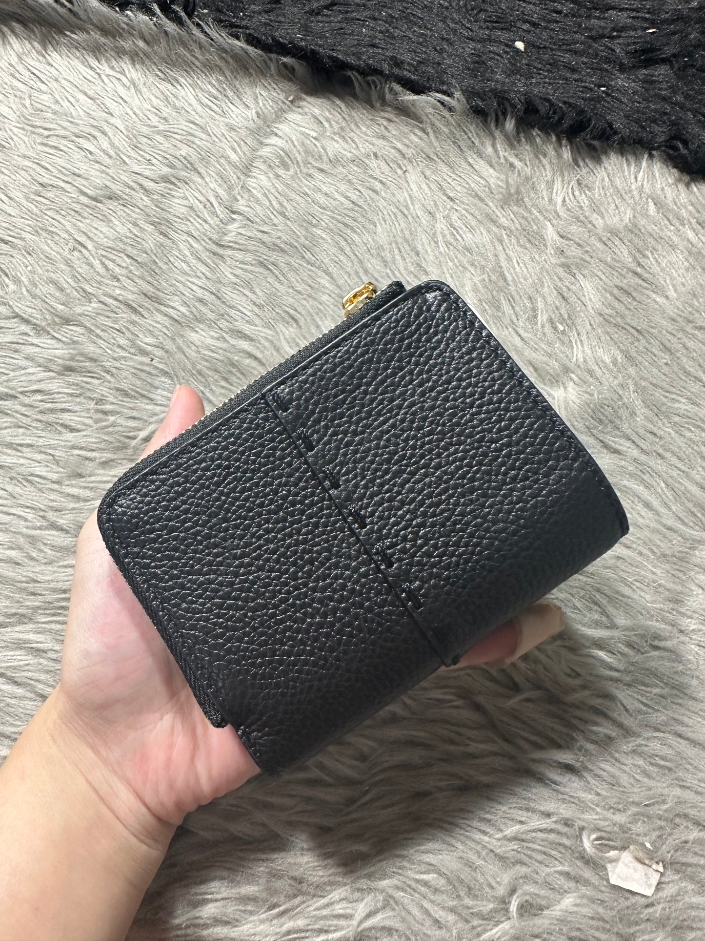 AUTHENTIC/ORIGINAL Tory Burch McGraw Bifold Wallet Black