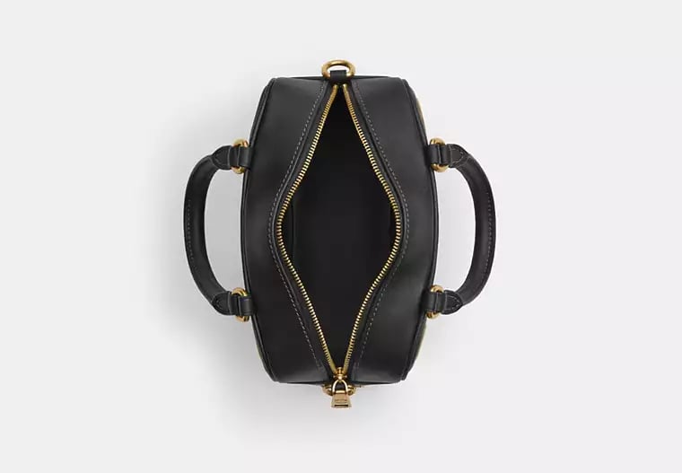 AUTHENTIC/ORIGINAL COACH Satchel Crossbody Bag With Grommets