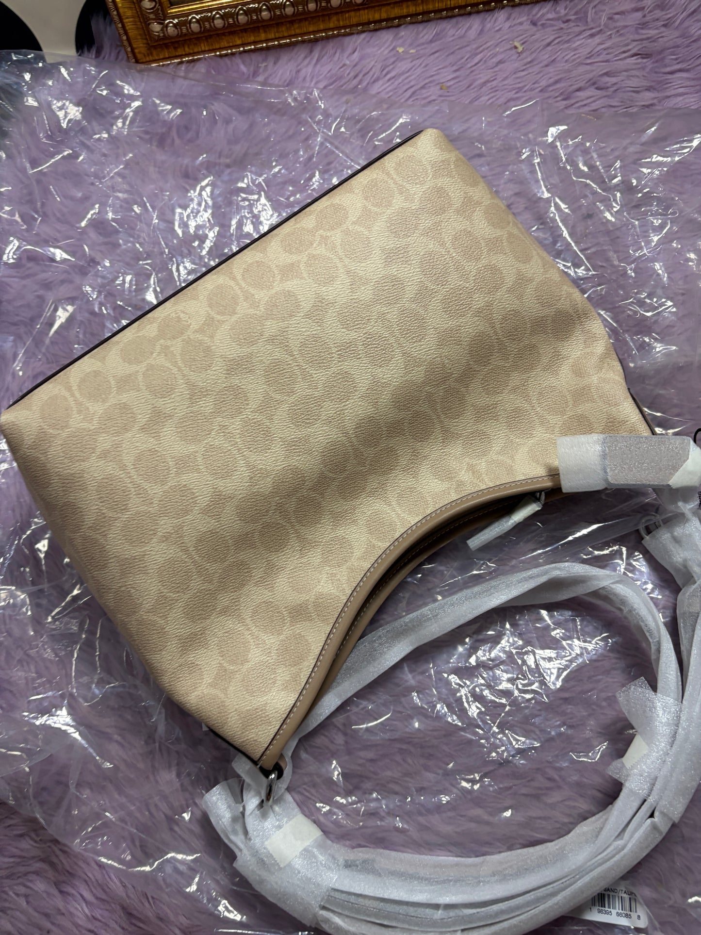 ORIG & IMPORTED CCH Laurel Shoulder Bag In Signature Canvas Sand/Taupe