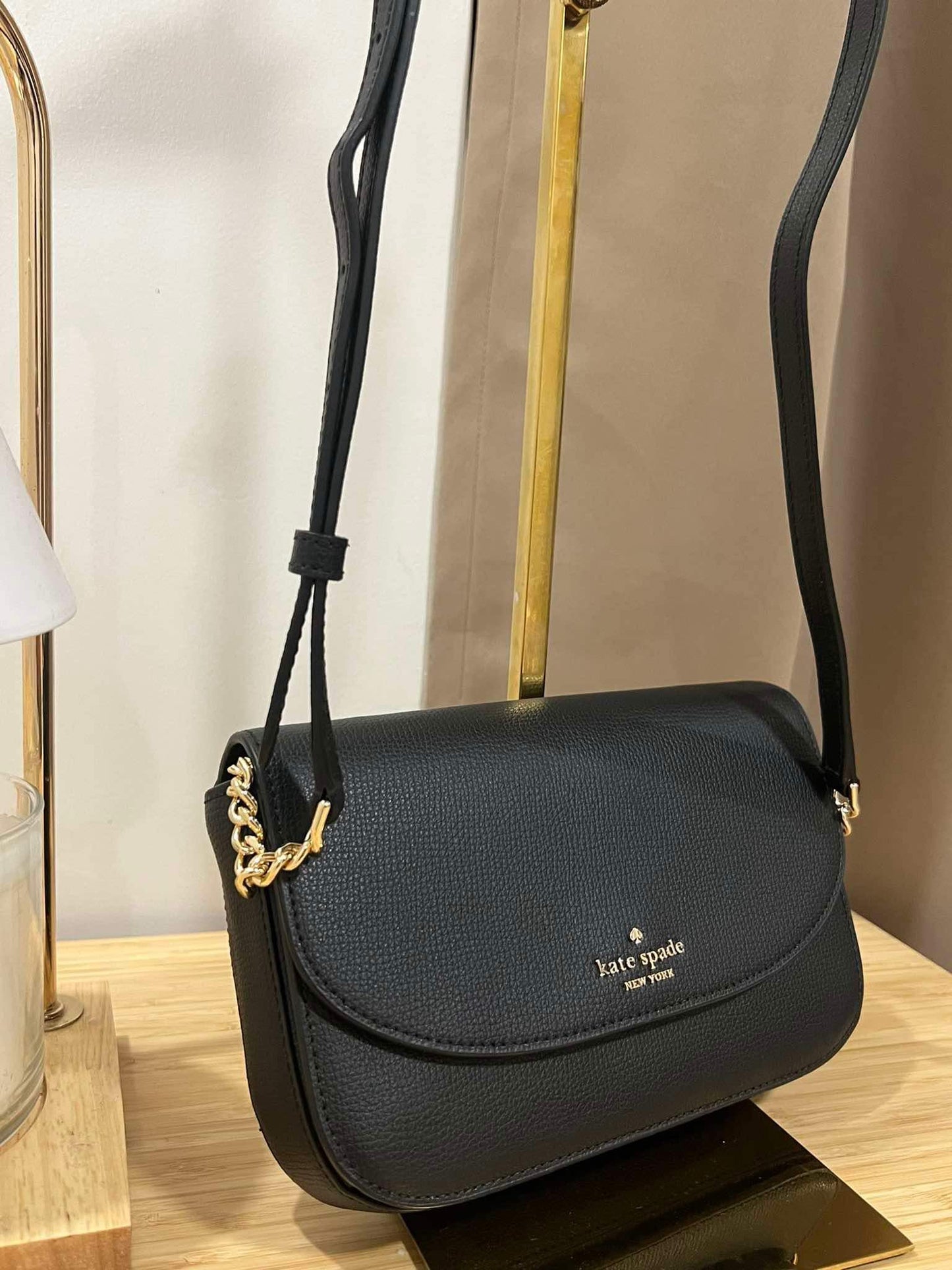 AUTHENTIC/ORIGINAL Preloved KateSpade KS Kristi Crossbody Small Black Bag