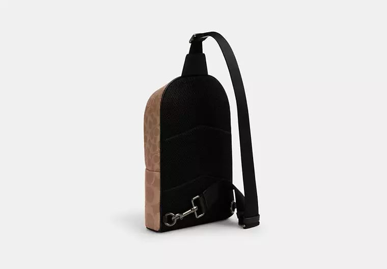 AUTHENTIC/ORIGINAL COACH West Pack In Blocked Signature Canvas