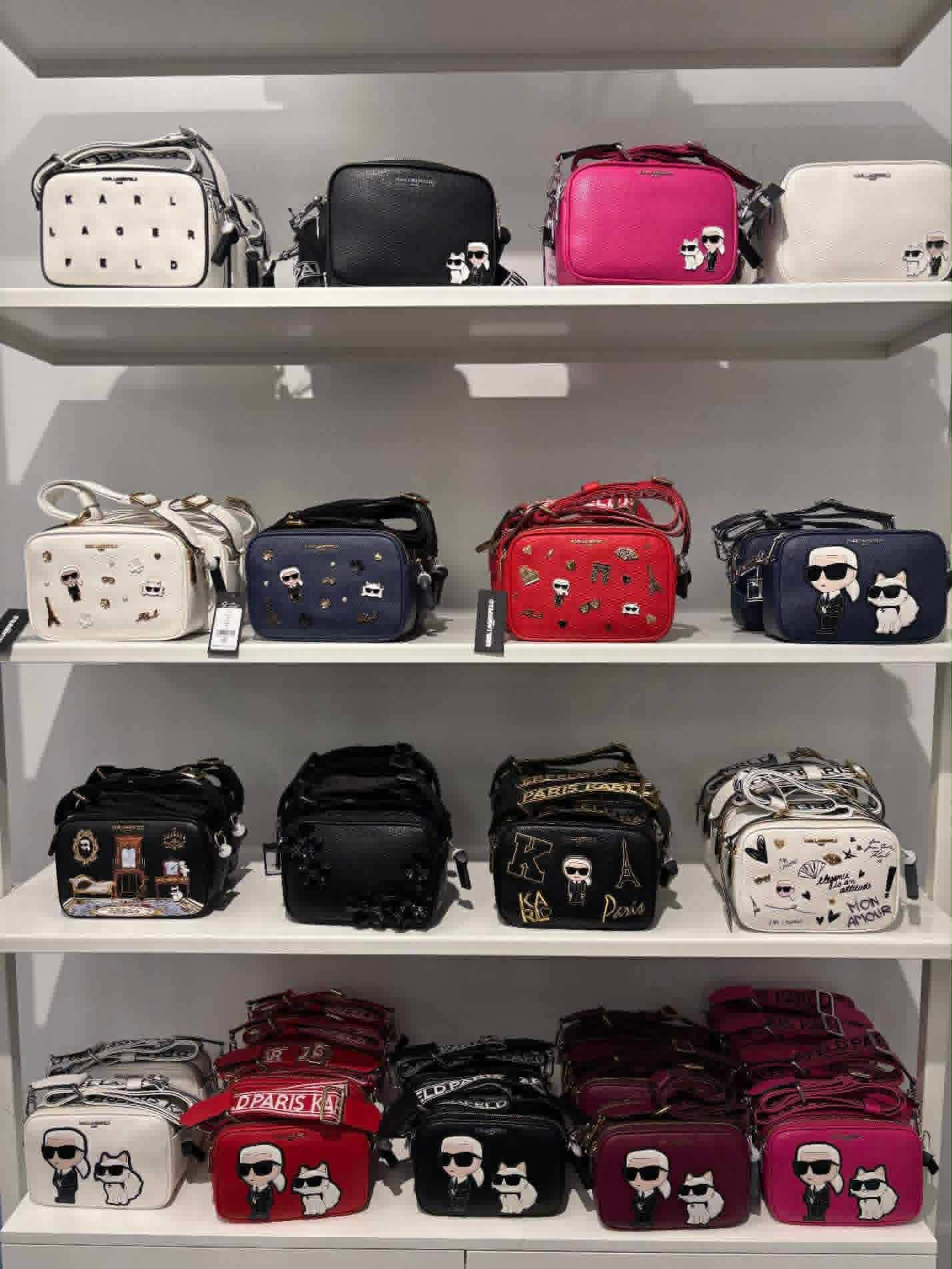 ORIG & IMPORTED Karl Lagerfeld KL Maybelle Crossbody Crossbody Double Zip Camera Bag