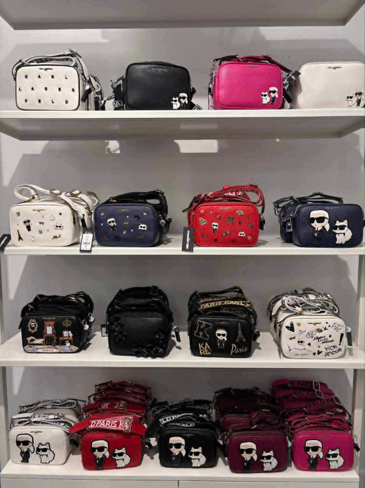 ORIG & IMPORTED Karl Lagerfeld KL Maybelle Crossbody Crossbody Double Zip Camera Bag