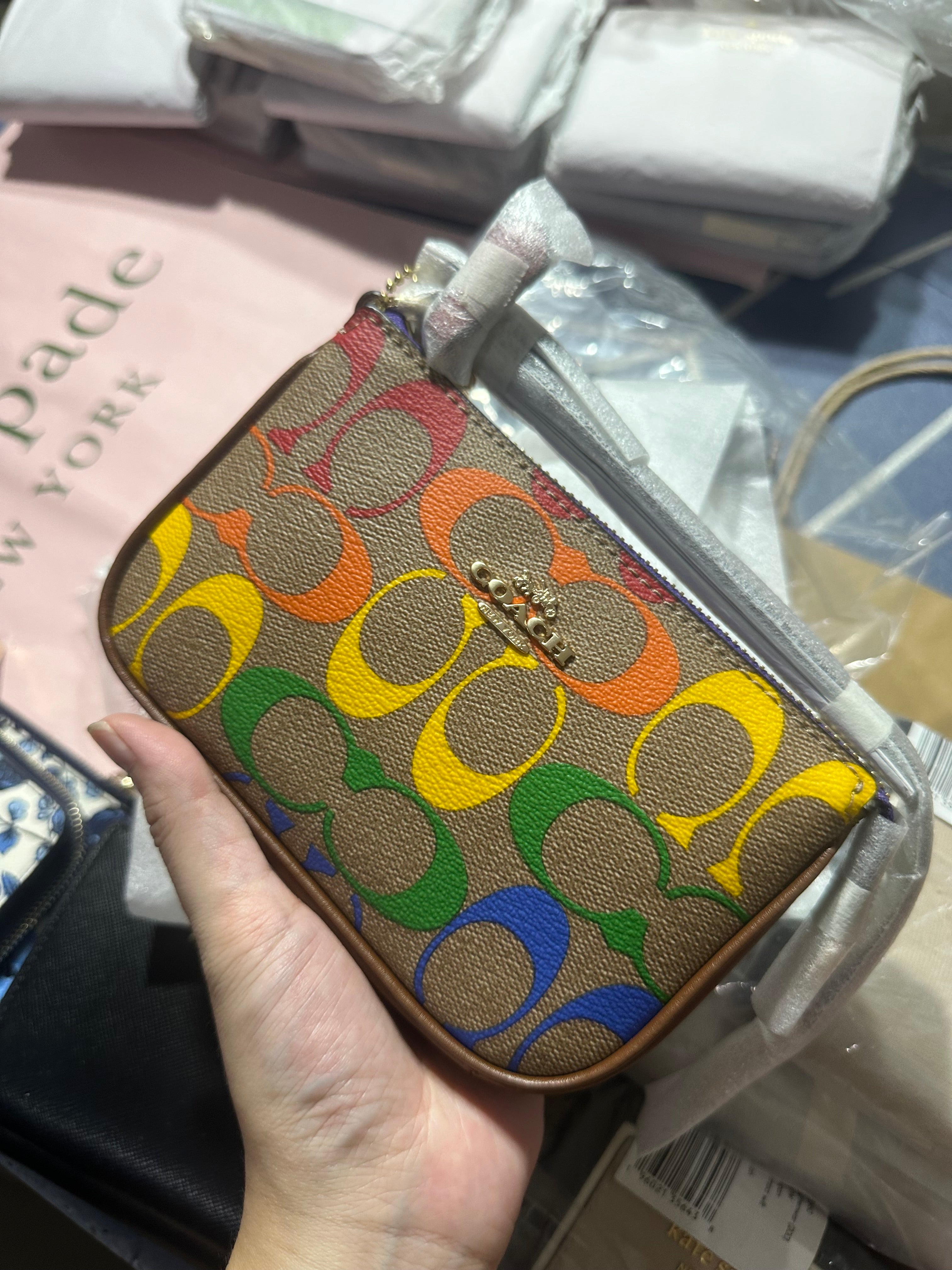 Coach Pride Rainbow sold Signature Nolita 15