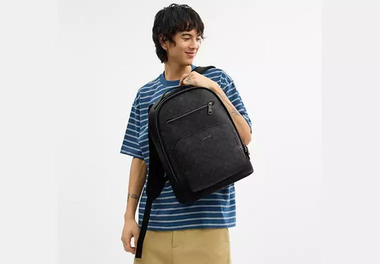 ORIG & IMPORTED COACH Ethan Backpack In Signature Canvas