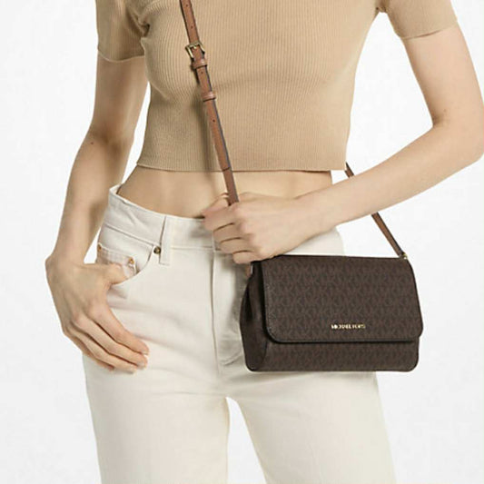 AUTHENTIC/ORIGINAL Michael Kors MK Medium Logo Convertible Crossbody Bag