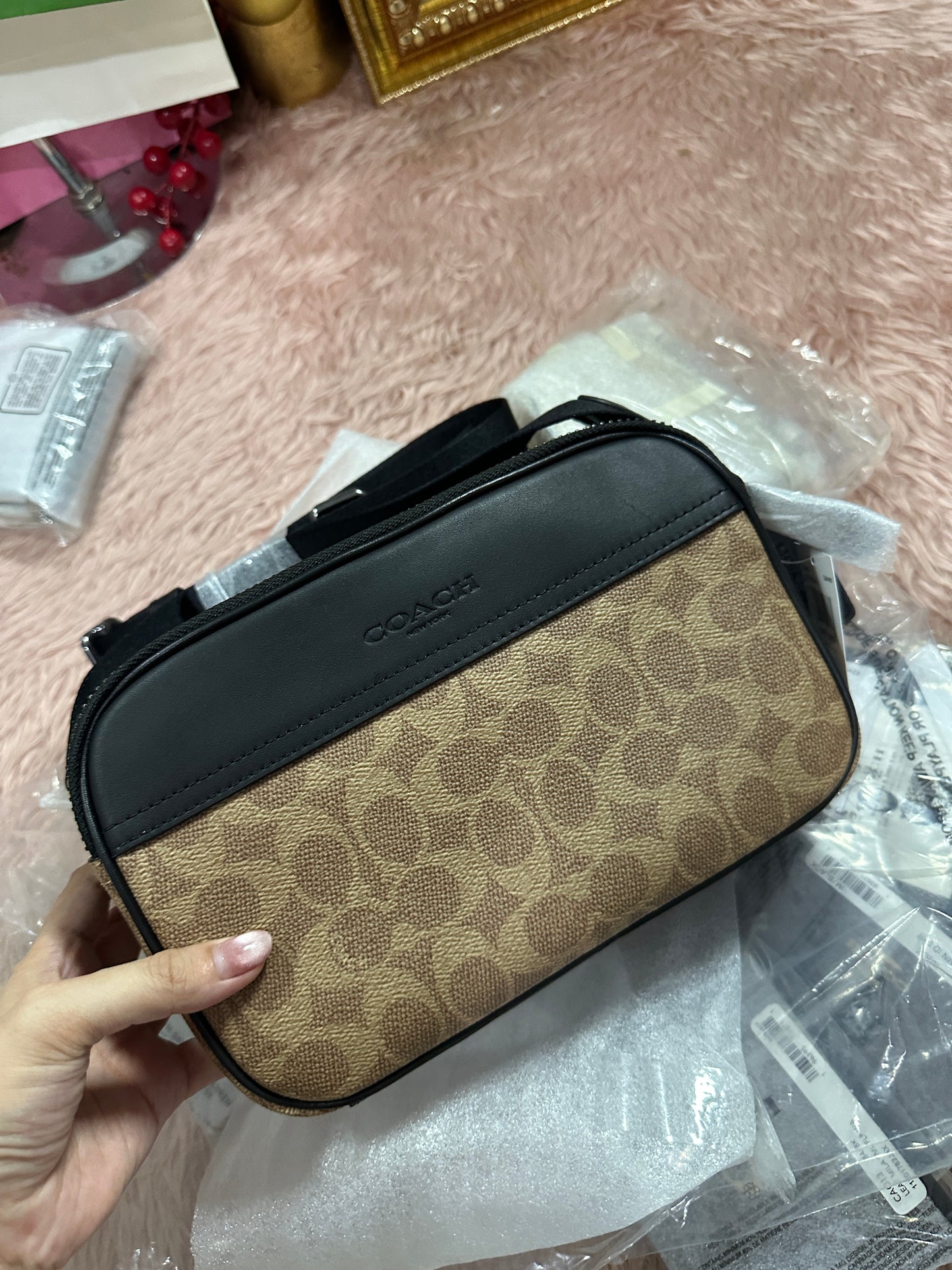 ORIG & IMPORTED CCH Graham Crossbody Men Bag In Tan Brown