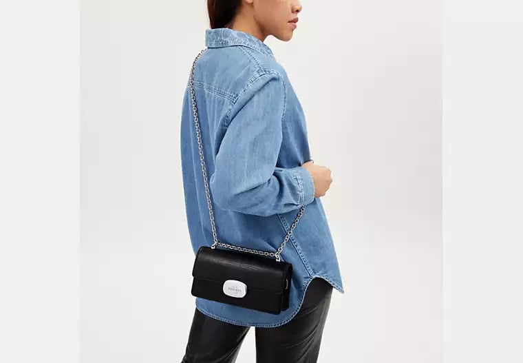 AUTHENTIC/ORIGINAL COACH Eliza Flap Crossbody Bag