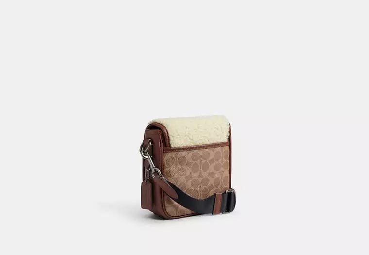 AUTHENTIC/ORIGINAL COACH Lucas Crossbody Bag In Signature Canvas