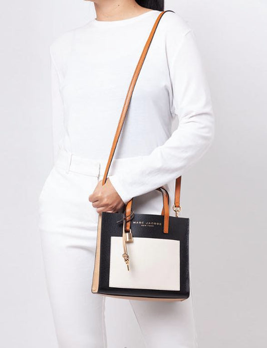 AUTHENTIC/ORIGINAL MJ Mini Grind Satchel Tote Bag Smoked Almond