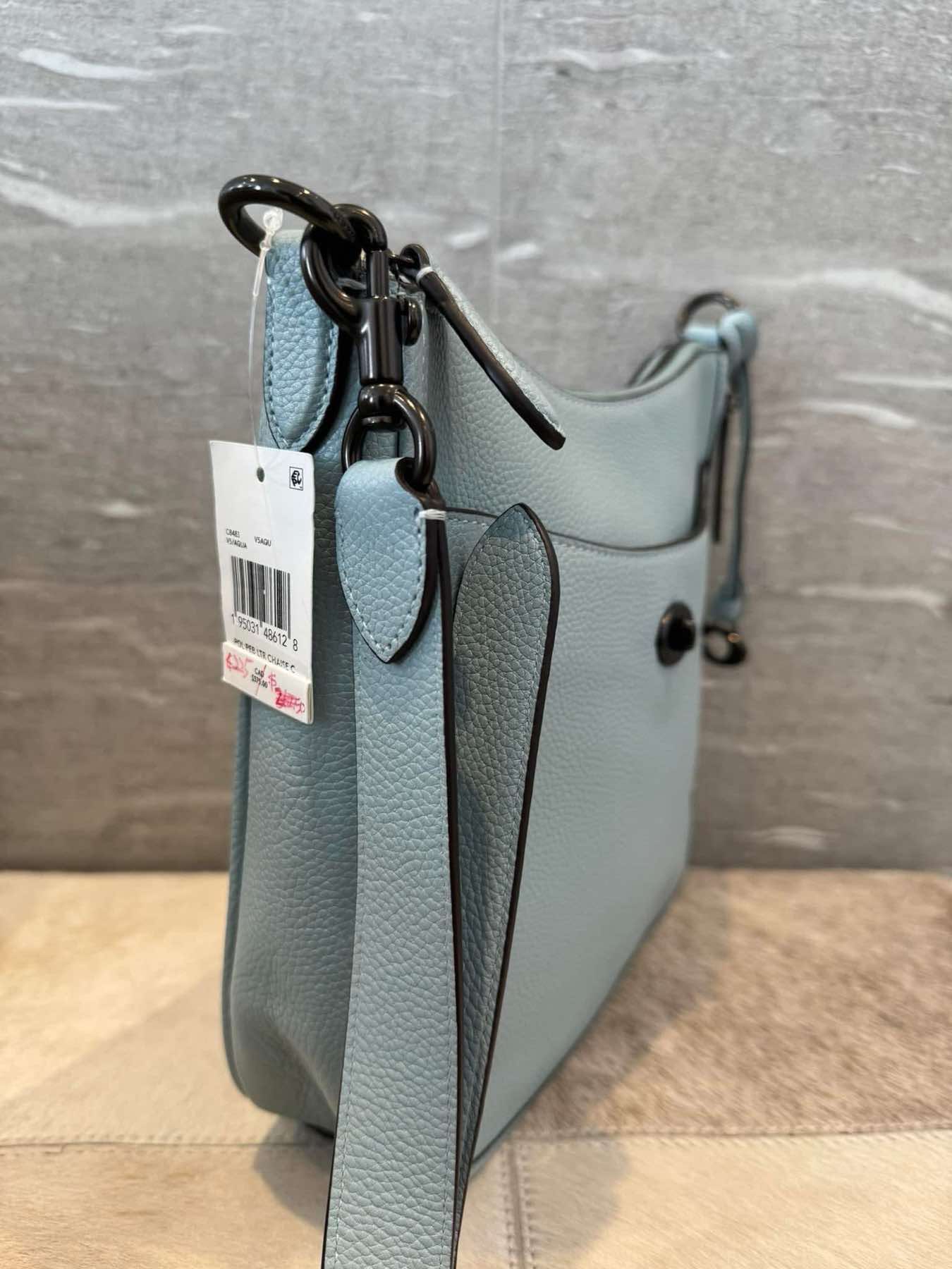 AUTHENTIC/ORIGINAL Coach Chaise Crossbody Bag Blue/Green