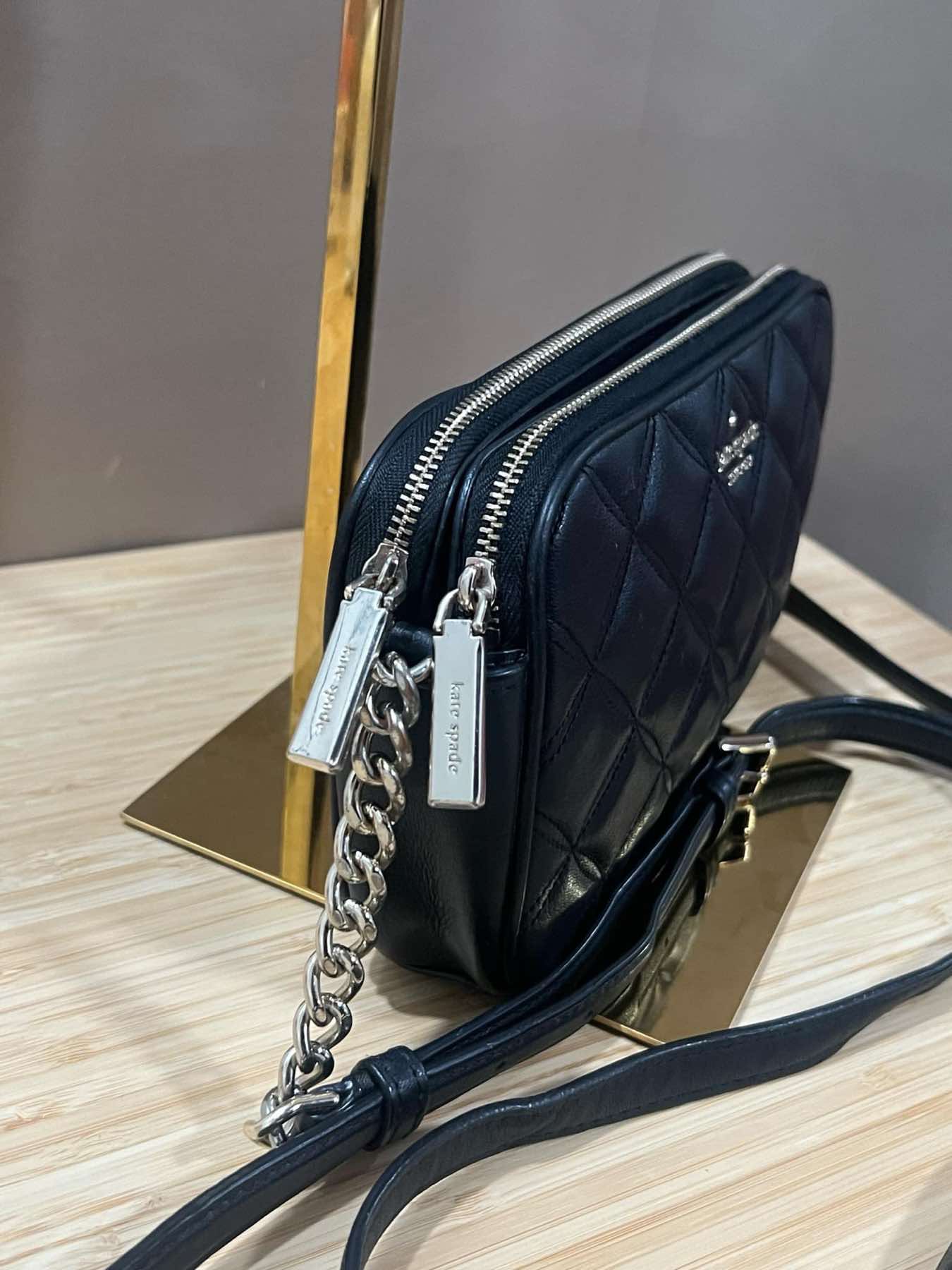 AUTHENTIC/ORIGINAL Preloved KateSpade KS Jae Medium Nylon Hobo Shoulder Bag Black