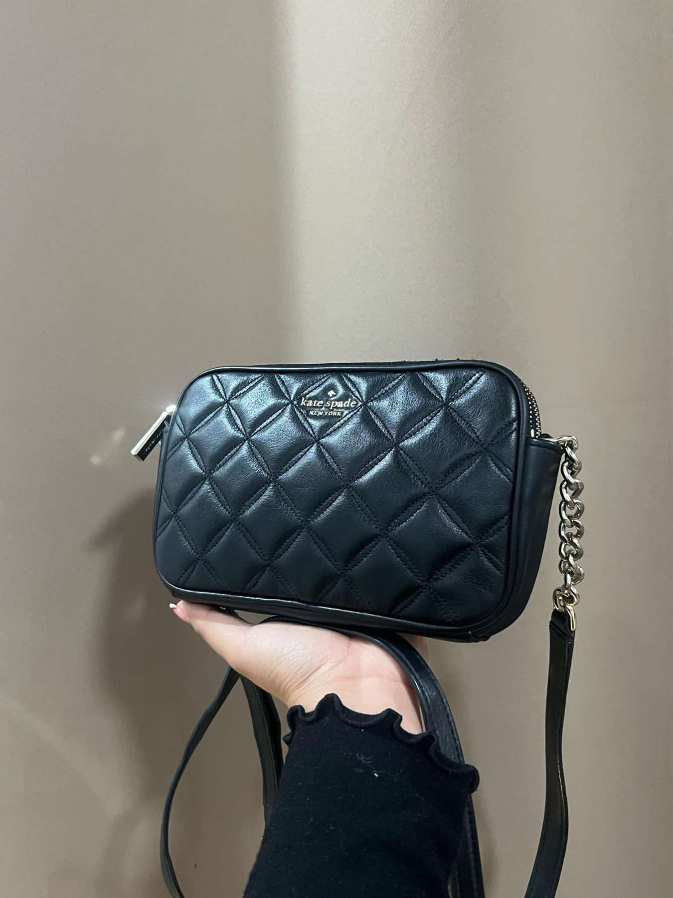 AUTHENTIC/ORIGINAL Preloved KateSpade KS Jae Medium Nylon Hobo Shoulder Bag Black