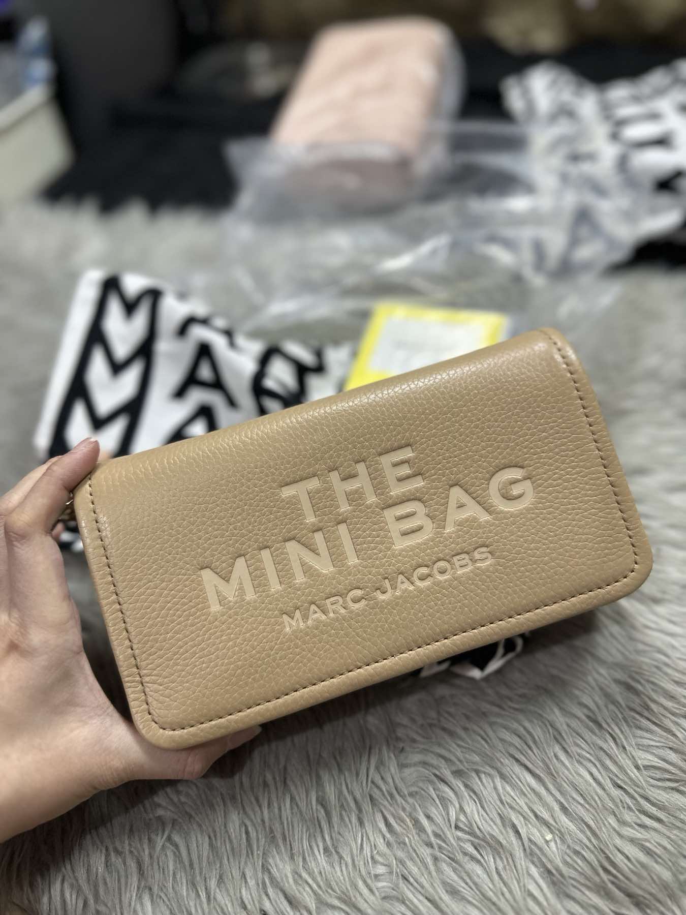 AUTHENTIC/ORIGINAL MJ The Mini Bag Camel Brown