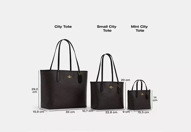 AUTHENTIC/ORIGINAL COACH Small City Tote Bag