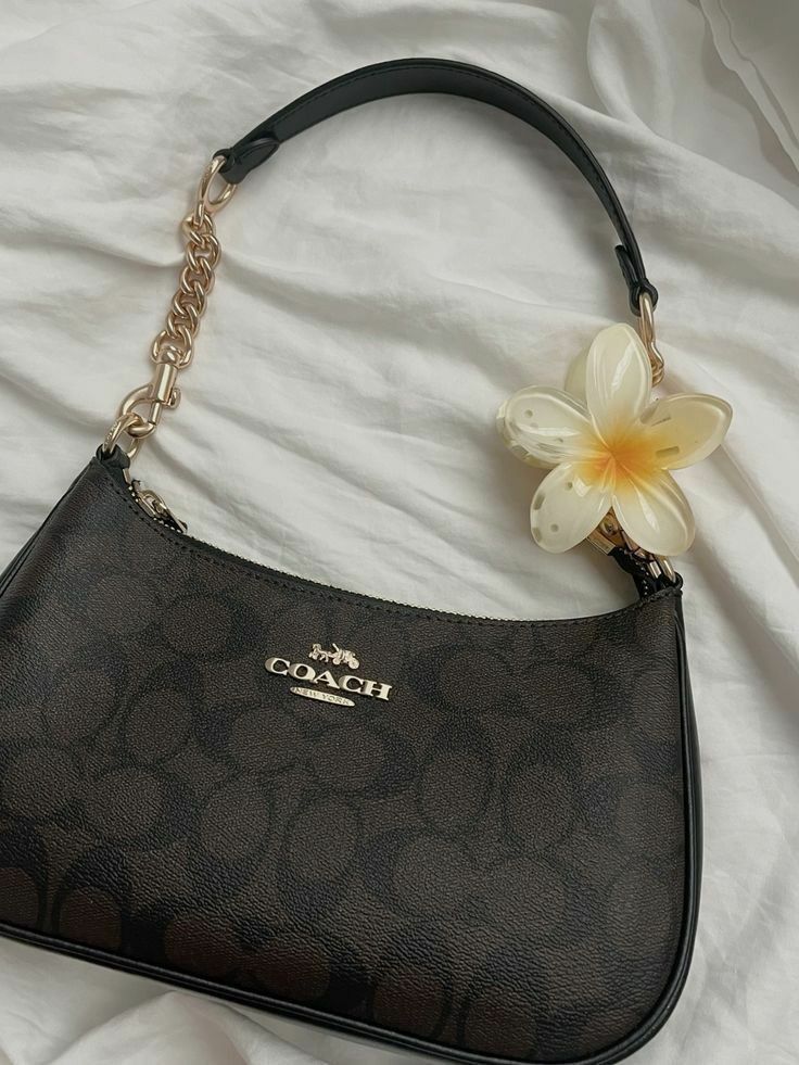 ORIG & IMPORTED CCH Teri Shoulder Signature Brown/Black Bag