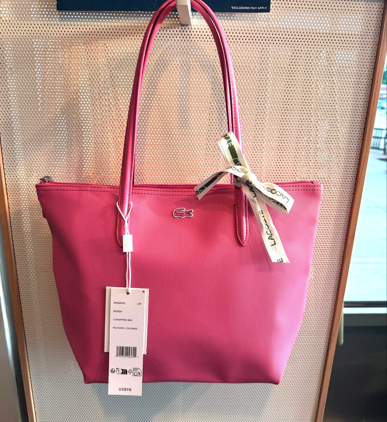 ORIG & IMPORTED LCT Concept Tote Bag Reseda Pink Small & Large