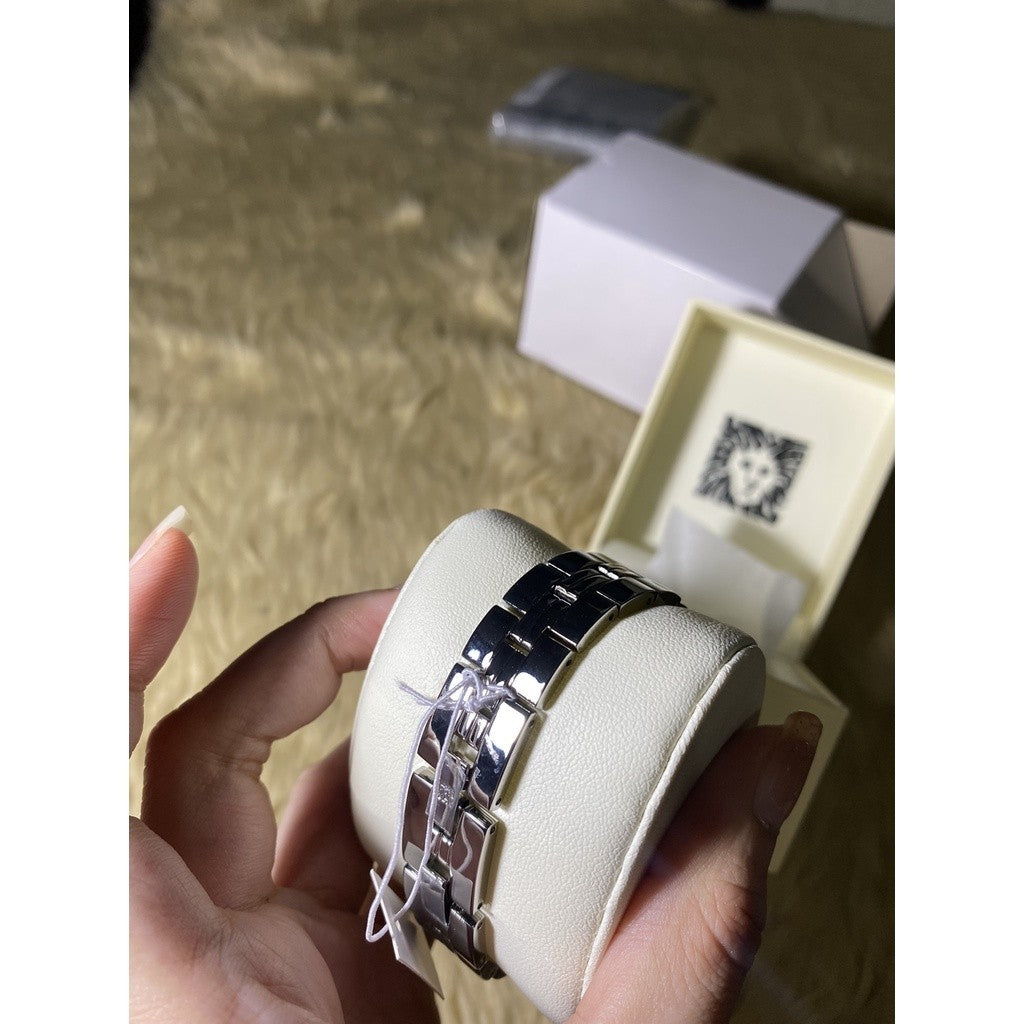 AUTHENTIC/ORIGINAL Anne Klein Women's Bracelet Watch Silver AK/3775MPSV