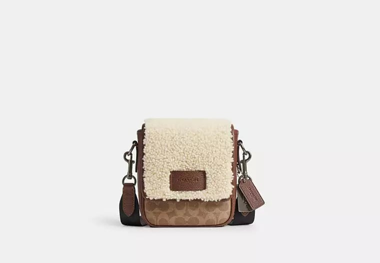 AUTHENTIC/ORIGINAL COACH Lucas Crossbody Bag In Signature Canvas