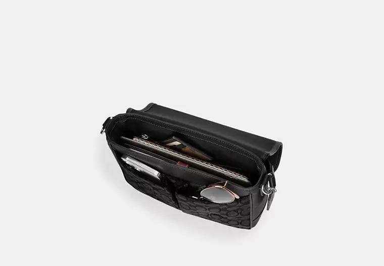 ORIG & IMPORTED COACH Sprint Map Bag 25 In Signature Jacquard