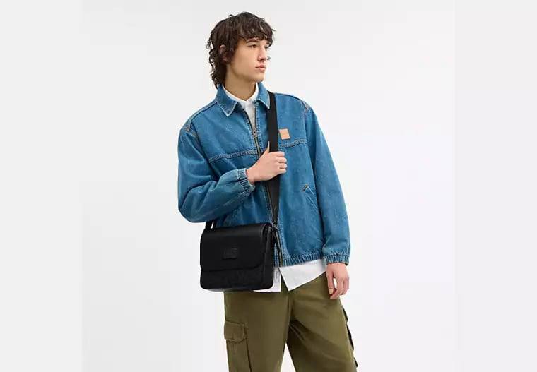 ORIG & IMPORTED COACH Sprint Map Bag 25 In Signature Jacquard