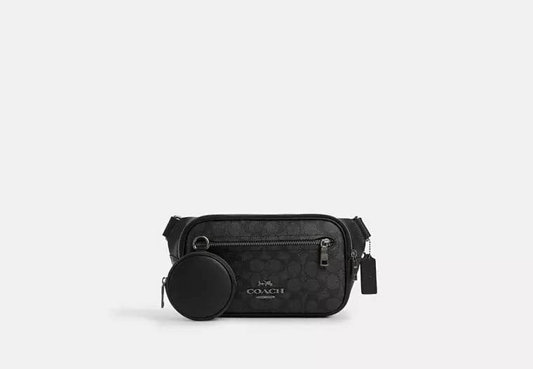 ORIG & IMPORTED COACH Elias Belt Bag In Signature Canvas