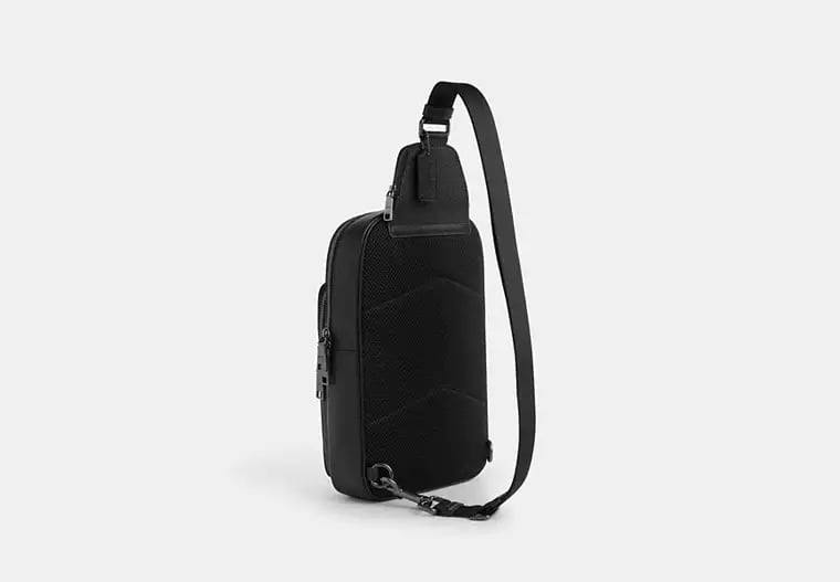 ORIG & IMPORTED COACH Ethan Pack In Blocked Signature Canvas