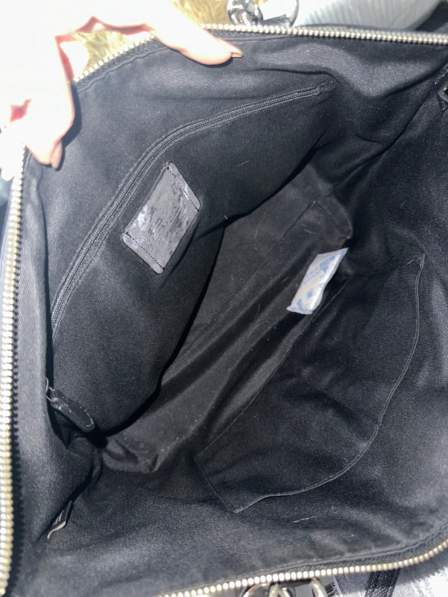 AUTHENTIC/ORIGINAL Preloved Coach Ava Tote In Crossgrain Leather Shoulder Black Bag