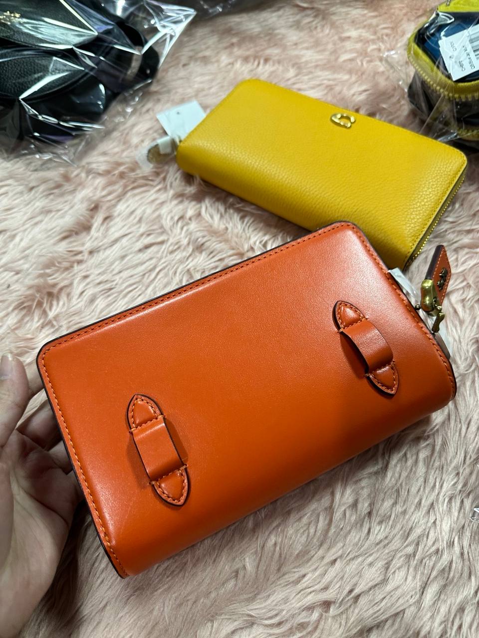 ORIG & IMPORTED COACH Retail Bandit Belt Small Bag Orange