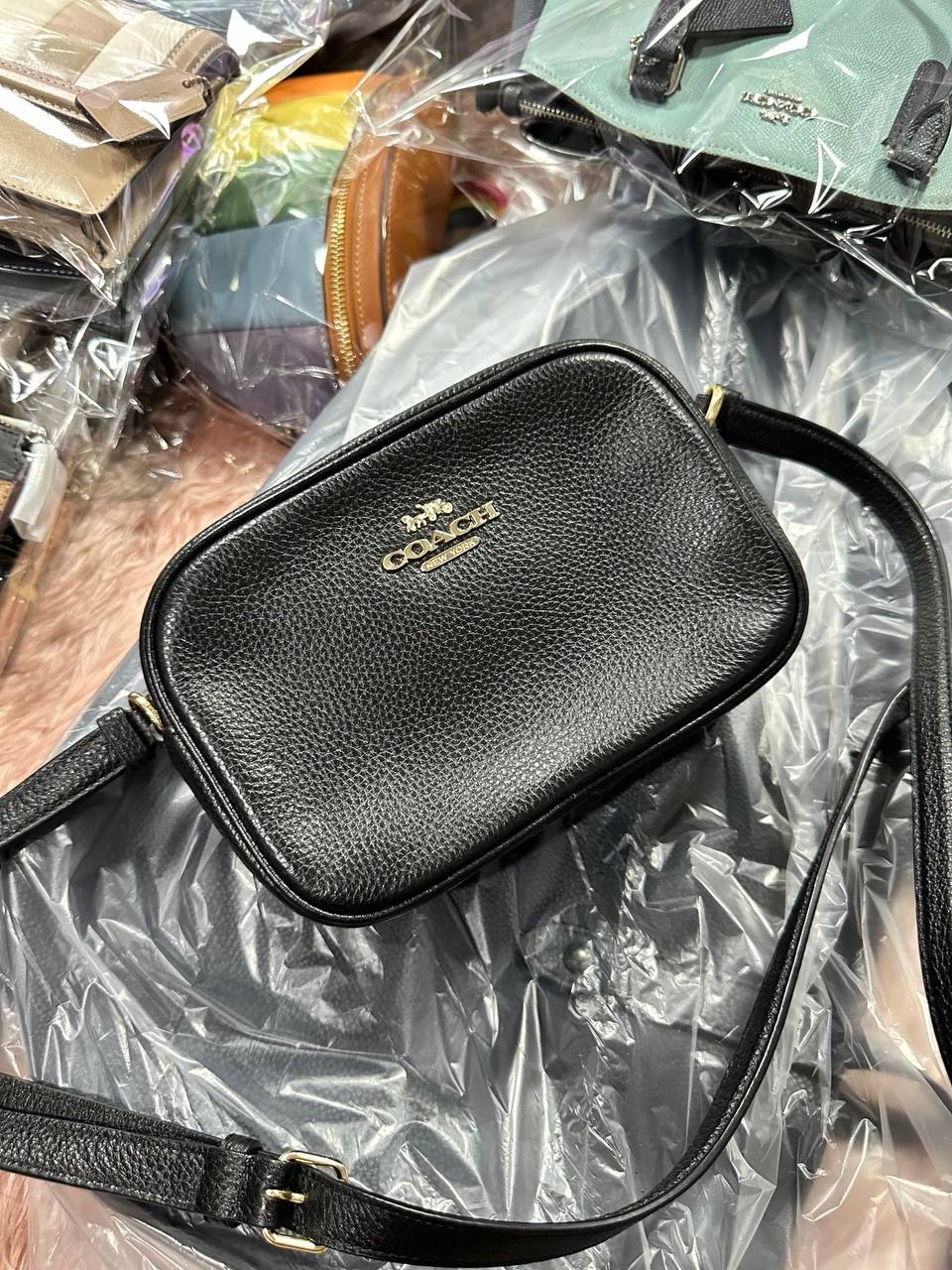ORIG Preloved COACH Mini Jamie Camera Black Bag