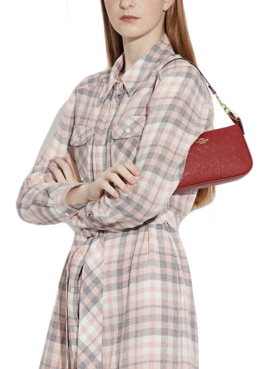 ORIG & IMPORTED COACH Nolita 19 Wristlet Small Red Signature Leather Bag