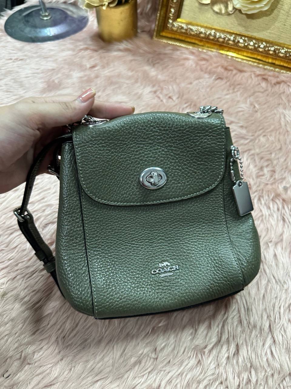 ORIG & IMPORTED COACH Convertible Mini Backpack Sage Green Bag