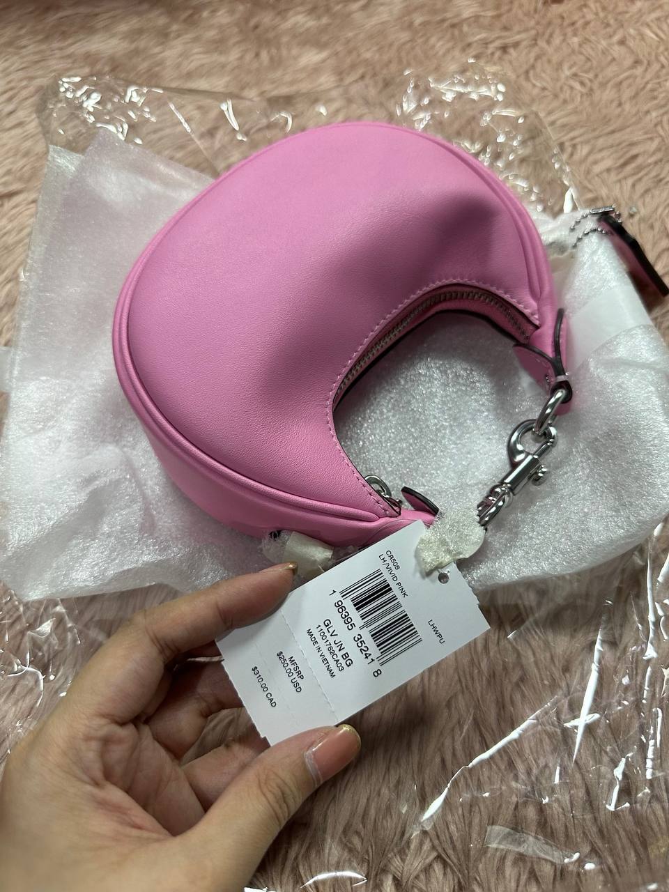 ORIG & IMPORTED COACH Jonie Micro Crossbody Mini Bag Vivid Pink
