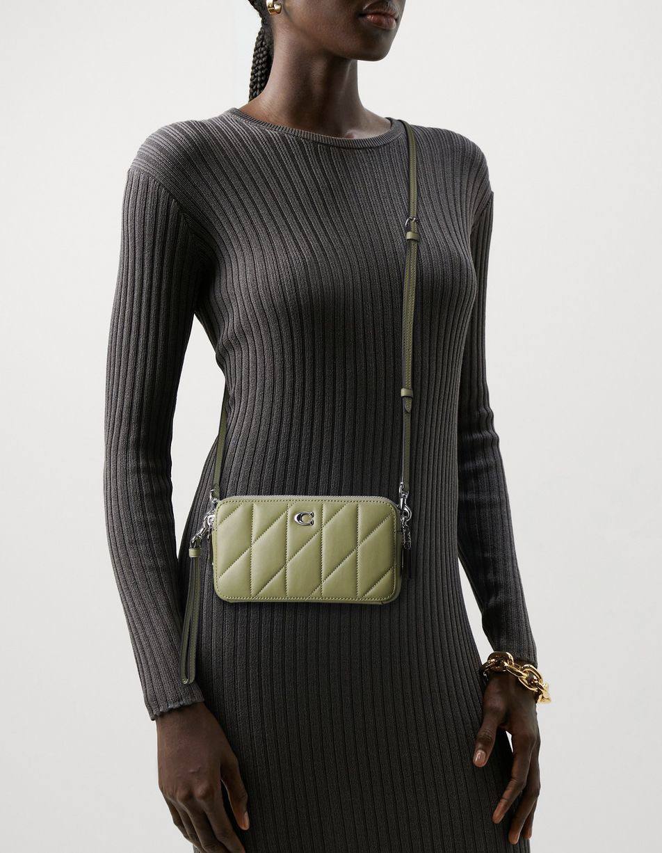 ORIG & IMPORTED COACH Retail Kira Crossbody With Pillow Quilting Small Sage Green Bag