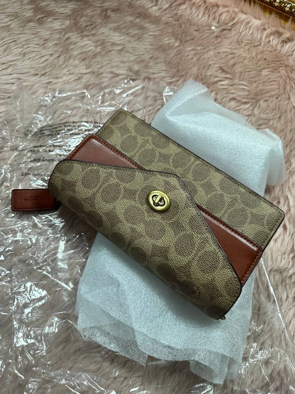 ORIG & IMPORTED COACH Retail Aster Crossbody In Signature Canvas Brown Bag