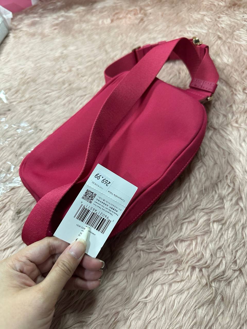 ORIG & IMPORTED Kate Spade KS Chelsea Red Belt Bag Nylon