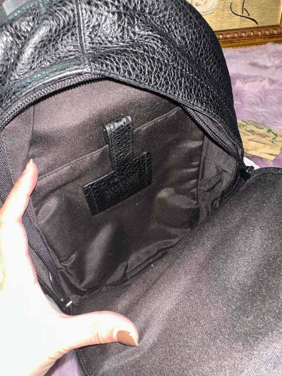 ORIG Preloved Coach Charles Pack with Camo Print Green Men Bag