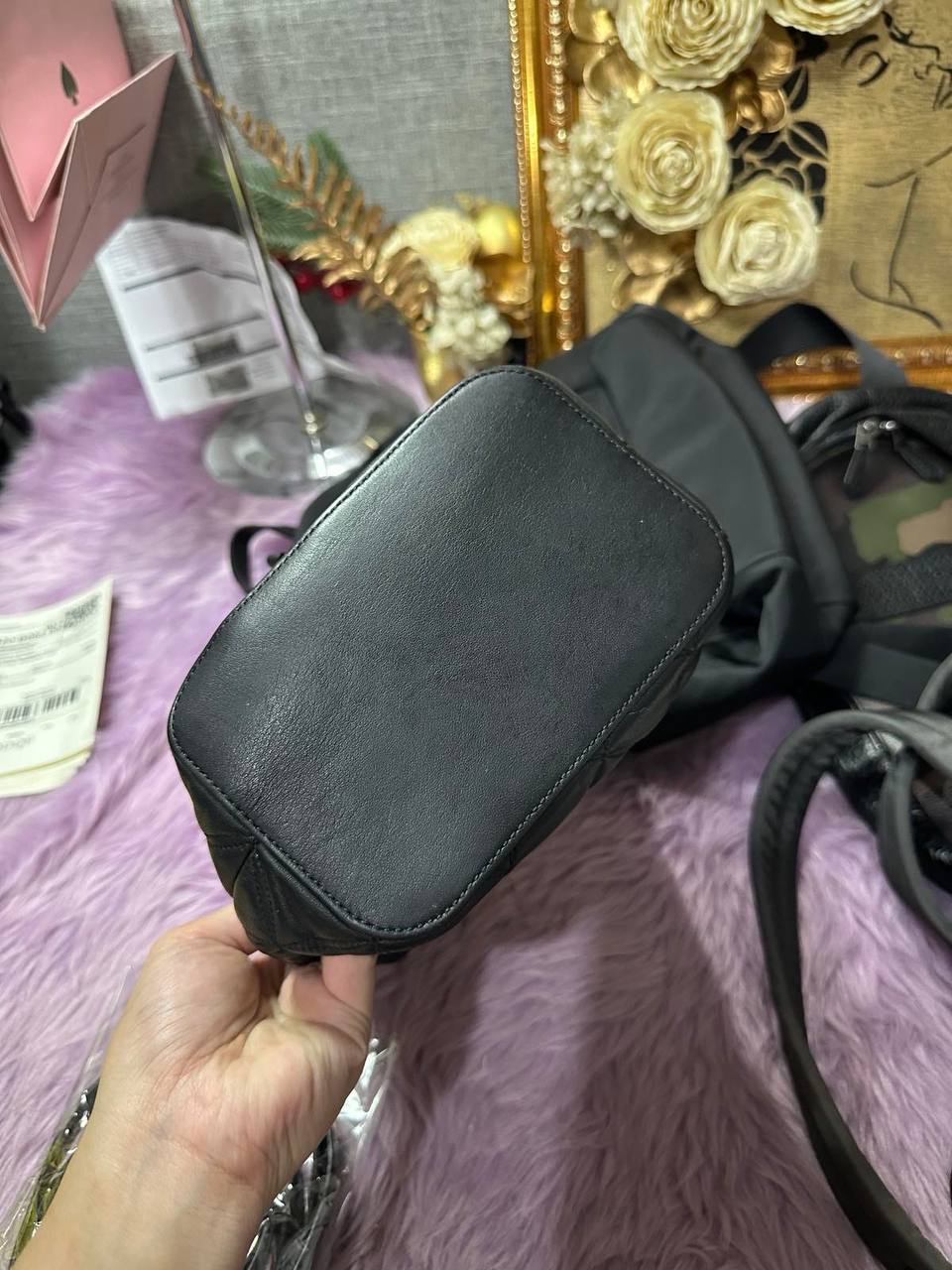 ORIG Preloved KateSpade KS Natalia Small Bucket Black Bag