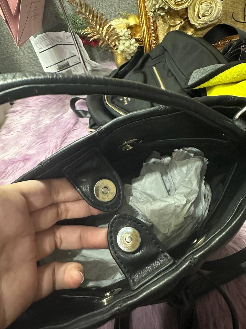 ORIG Preloved KateSpade KS Natalia Small Bucket Black Bag
