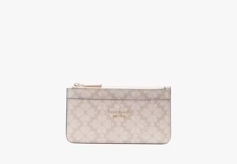 ORIG & IMPORTED Kate Spade KS Spade Flower Large Slim Card Holder