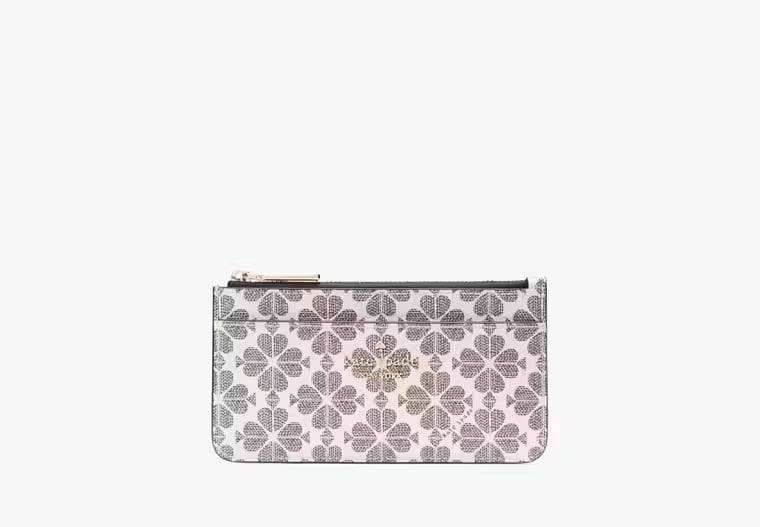ORIG & IMPORTED Kate Spade KS Spade Flower Large Slim Card Holder