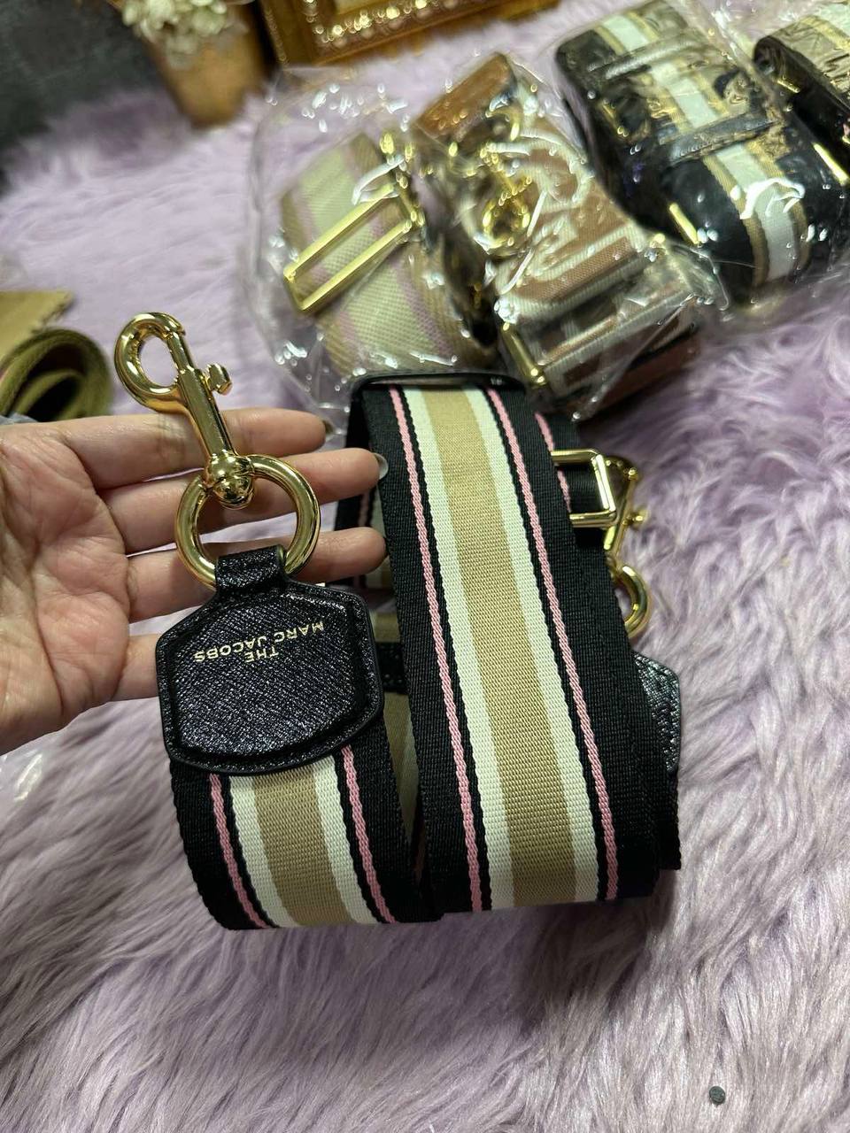 ORIG & IMPORTED Marc Jacobs MJ Thick Webbing Bag Strap (can be for SnapShot)