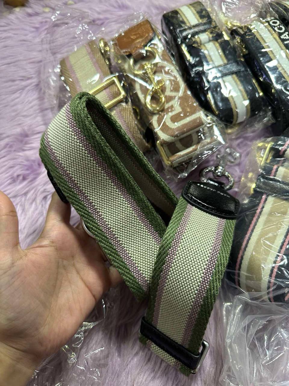 ORIG & IMPORTED Marc Jacobs MJ Thick Webbing Bag Strap (can be for SnapShot)