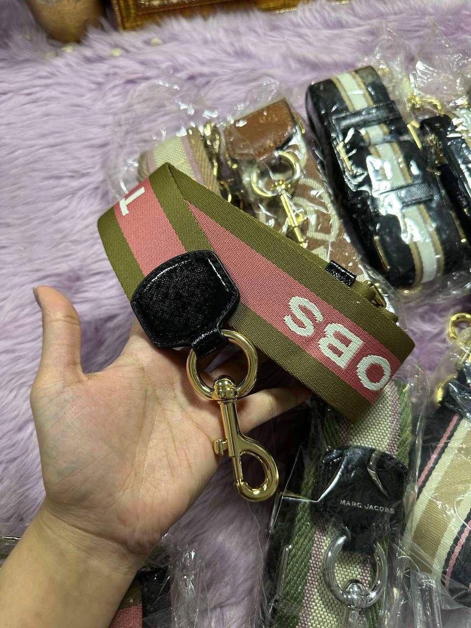 ORIG & IMPORTED Marc Jacobs MJ Thick Webbing Bag Strap (can be for SnapShot)