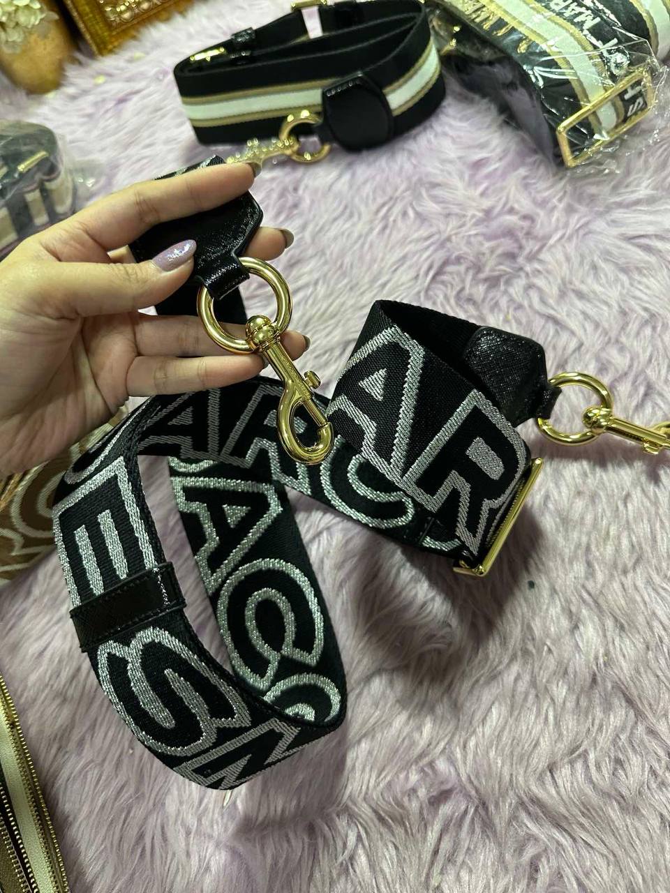 ORIG & IMPORTED Marc Jacobs MJ Thick Webbing Bag Strap (can be for SnapShot)