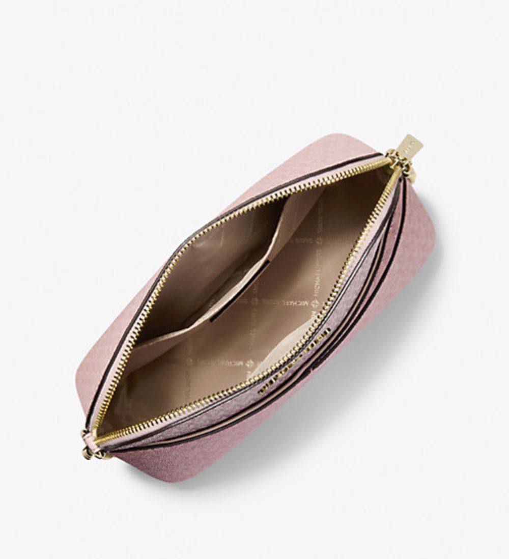 ORIG & IMPORTED Michael Kors MK ColorBlock Signature Logo Crossbody Dome Bag