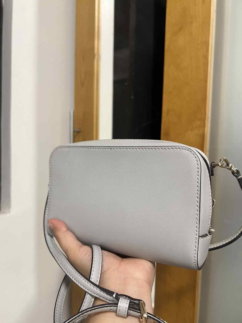 ORIG Preloved Kate Spade KS Staci Dual Zip Around Crossbody Small Lilac Bag